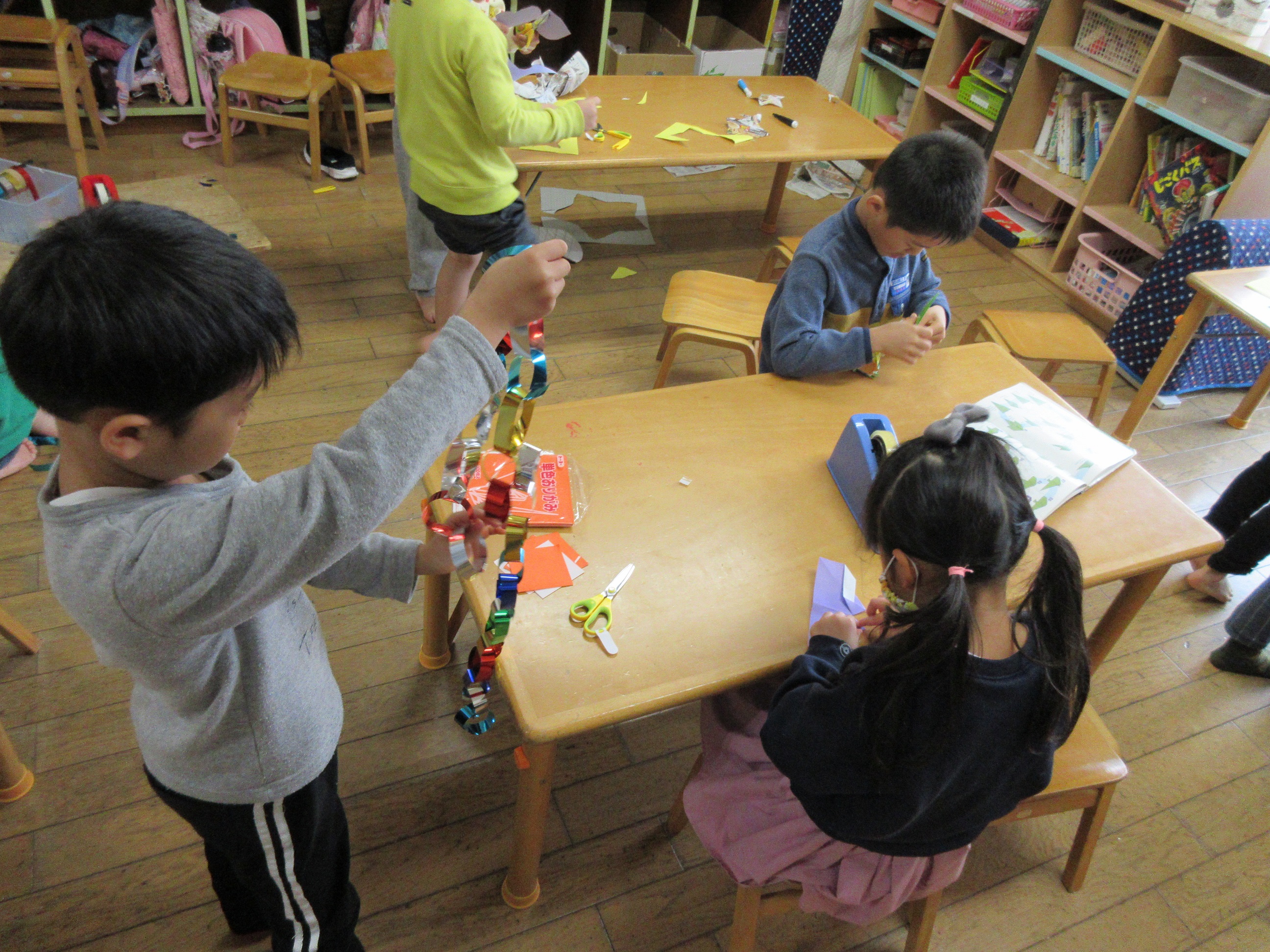 壁面作り あおぐみ トピックス 上庄こども園